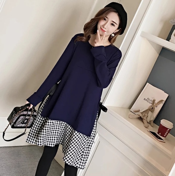 loose fit oversized dress plaid Dresses & Skirts - Oversized Loose Fit Dress